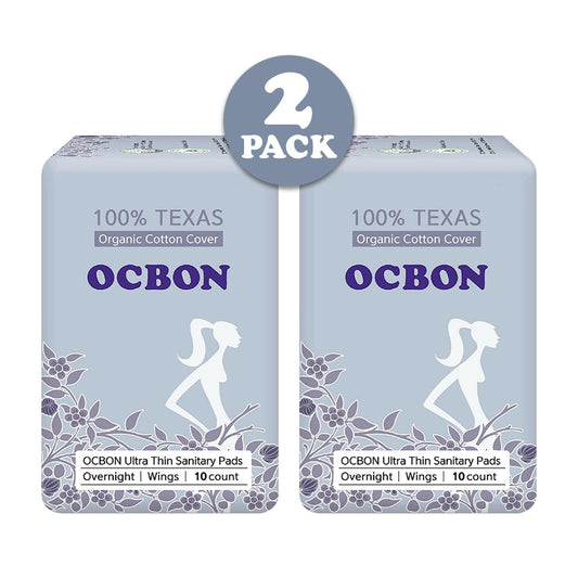 OCBON Organic cotton Sanitary Pads Overnight