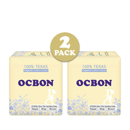 OCBON Ultra Thin Sanitary Pads Regular 2